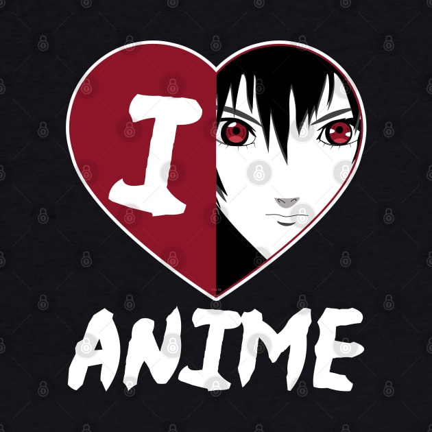 I Love Anime Face by creative